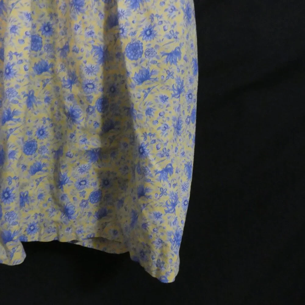 CORNELLOKI | size 3/4 | Vintage Floral Button-Up Dress | Pockets | Short Sleeves - Picture 16 of 16